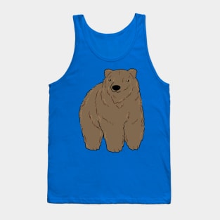 Cute Grizzly Bear Tank Top